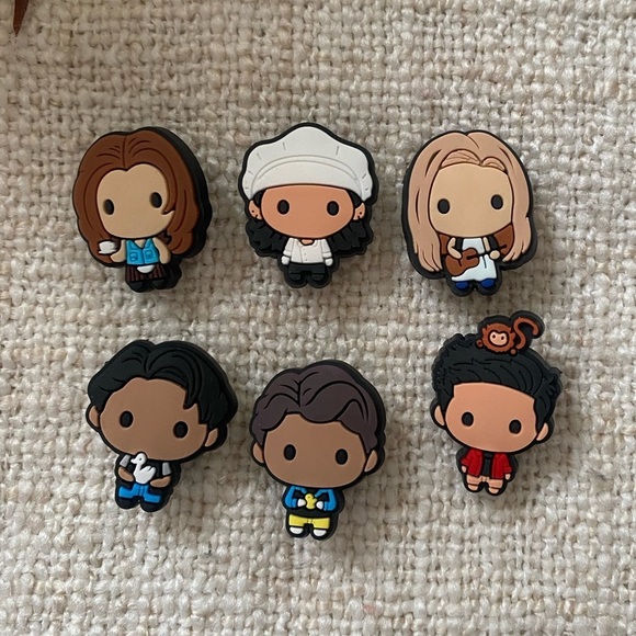 Friends Croc Charms Shoe Decorations 6 Piece Central Perk Friends Tv Show - Picture 3 of 4